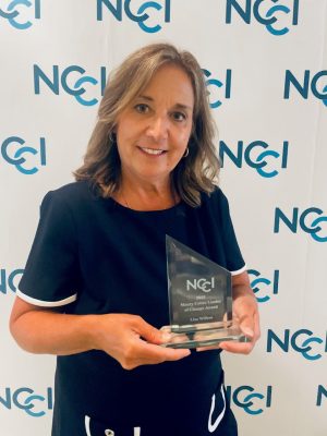 a person holds an award