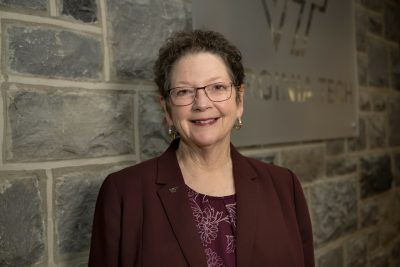 Photograph of Debbie Day, Virginia Tech Advancement Division associate vice president for presidential priorities.